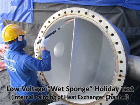 painting holiday test standard|high voltage holiday testing procedure.